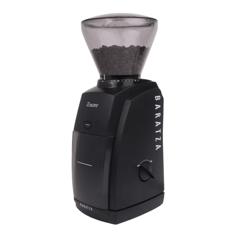 Baratza Encore conical burr grinder on a kitchen counter